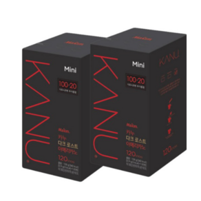 카누 다크 로스트 아메리카노 미니, 2개, 120개입, 0.9g