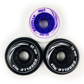 JK 인라인 롤러 스케이트 바퀴 8 개/ 90A 72 76 80mm 슬라럼 슬라이딩 SEBA Poweslide Patines LZ96, [02] 80 Puple 4 wheels