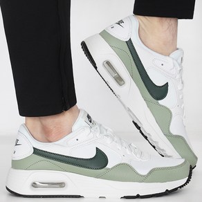 나이키 런닝화 운동화 에어맥스 AIRMAX SC 화이트-그린 로고