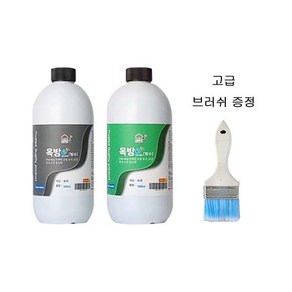 프리미엄 수성 탄성방수제 옥방e 하도 중도 상도없이 하나로 옥상 외벽 방수제 500g, 회색, 1개