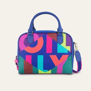 오일릴리 로고 그래픽 핸드백 Oilily Helena handbag 오일릴리 가방