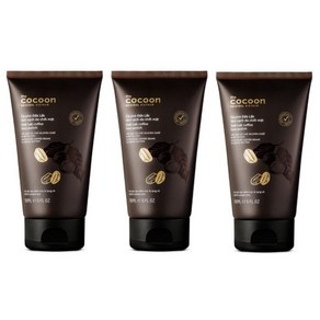 베트남 Cocoon 코쿤 커피 페이스 스크럽 묵은 각질 제거 tay da chet danh cho mat Cocoon, 3개, 150ml