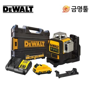 디월트 DCE089D1G 레이저수평 10.8V 2.0AH 그린레이저 수직+수평라인, 1개