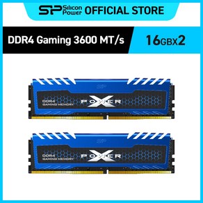 실리콘파워 Silicon Powe DDR4 3200/3600 CL16/CL18 (PC4-25600/PC4-28800) Tubine UDIMM 데스크탑용 메모리 RAM, 1개