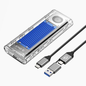 오리코 USB 4.0 (40Gbps) M.2 NVMe 방열팬 외장 SSD 케이스 TCM2-U4