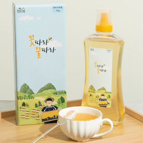 꽃따라 꿀따라 아카시아꿀 1kg 튜브, 1개