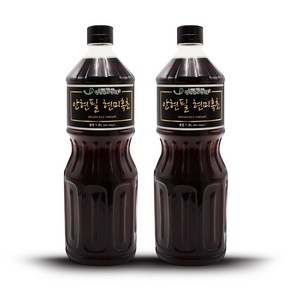 안현필 현미흑초 1.8L 100% 천연발효식초 현미식초, 2개