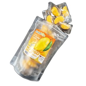 태국 망고퓨레50% 망고젤리 300g 개별포장 디저트 간식 Thai Mango Jelly