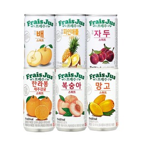 일화 1+1 프레주 175ml*30캔*2박스 골라담기(자두 한라봉 배 망고 복숭아 파인애플), 175ml, 60개