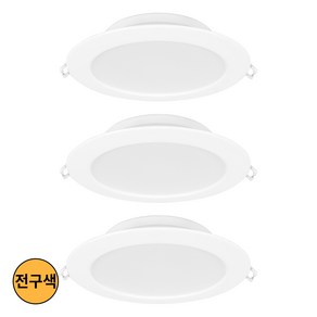 레드밴스 슬림 5인치 다운라이트 G2 12W 전구색 LED 매입등 확산형 플리커프리 2024년형, 3개