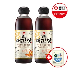 [샘표]어간장 830ml X2팩 +연두링16g 1개 증정, 어간장 830ml X2팩 +연두링16g 1개 증정, 2개