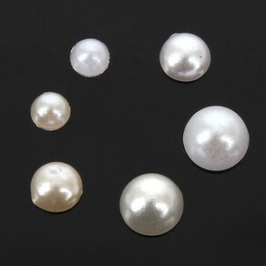 반진주스톤 3mm/4mm/5mm/6mm_화이트 아이보리, 아이보리3mm, 1개