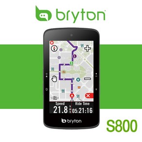 [브라이튼] 라이더 S800 번들셋 GPS 자전거 속도계, 1개