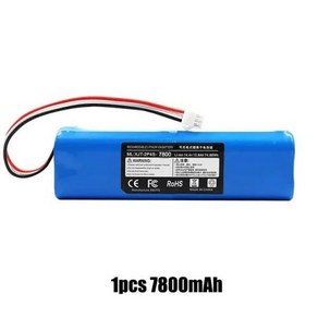 리튬 배터리 충전식 배터리 팩 Lydsto R1 액세서리 수리 및 교체용 14.4V 12800mah, 1개, 1개입