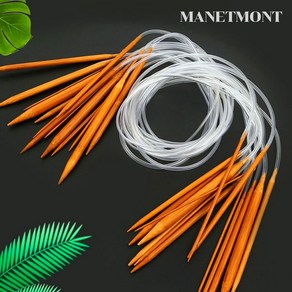 MANETMONT 대바늘 뜨개질 줄바늘, 1개, 3.75mm