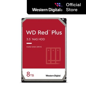 [WD대리점] WD RED Plus 8TB WD80EFBX 3.5 SATA NAS HDD 정품 하드디스크, WD80EFPX