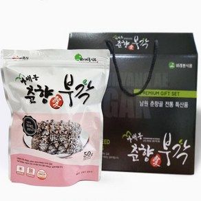 국내산 찹쌀 바삭한 바래봉 춘향애 김부각 1박스31970534, 50g, 1개