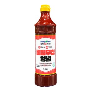 푸드올마켓_ 청우 더진한 비빔&무침양념 1.1kg, 1개