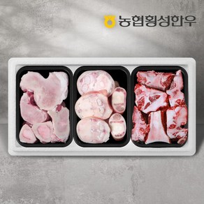 [KT알파쇼핑][농협횡성한우] 어사품 횡성한우 사골 보신세트 2.4kg (사골700g+우족700g+소뼈1kg), 1개