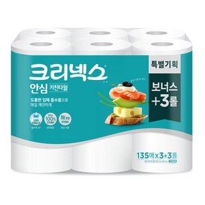 크리넥스 키친타올 135 x 6롤, 1개