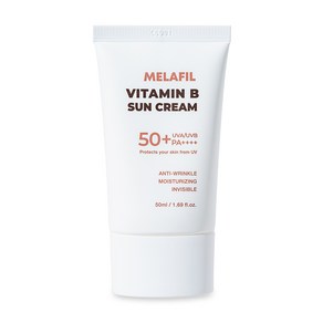 멜라필 비타민B 선크림 눈시림없는 유분기없는 촉촉한 선블럭 50g SPF50+ PA++++, 단품, 50ml, 1개