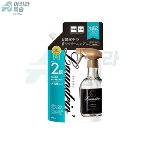 일본 란도린 Laundin 패브릭 미스트 클래식 플로랄 BTS정국 리필 640ml, 1개