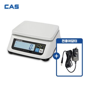 카스 주방 전자저울 SWII-15CS (15kg/5g) + 6V(+) 어답터, 1개