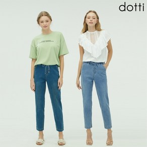 [쇼핑엔티] [도티] 25SS 스트링 데님 여성 2종 DSBW