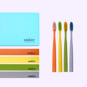 스마이즈 그래핀모 칫솔 B세트 (3.0cm) 4개입 1세트