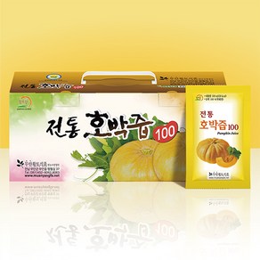 [만물산호]100% 무안황토 늙은호박즙 고형분 정제수 무첨가, 1박스(총 30개), 30개, 100ml
