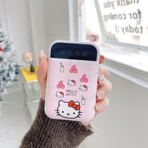 HAENGBUK 휴대용 보조배터리 20000밀리암페어 미니 대용량 보조배터리, HELLO KITTY, 20000mAh