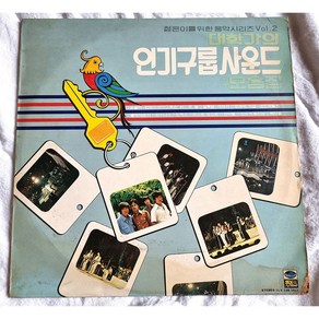 (LP)젊은이를 위한 음악시리즈 2 (대학가의 인기구룹사운드 모음집) 81년 지구