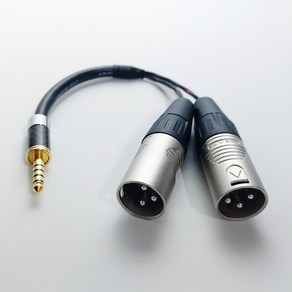 카나레 수제작 4.4mm to XLR 수 Y 케이블 4.4 - XLR 수 앰프 DAC (길이 선택), 20cm