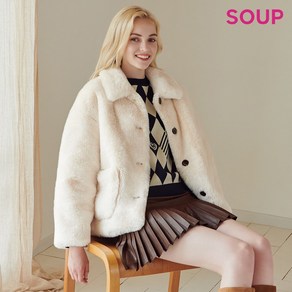 숲 SOUP 칼라 아웃 포켓 덤블 점퍼 SYBDB90