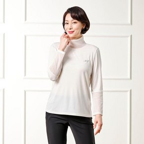 마담엘레강스 아이린 메쉬포인트 블라우스