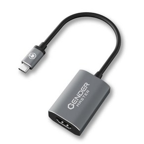 [젠더마스터] GENDER MASTER USB-C to HDMI 액티브 컨버터 GM-102 변환젠더, 1개