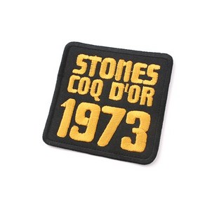 [B17] STONES COQ D'OR 1973(진노랑) - 빈티지패치/와펜제작, 1개