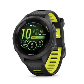 GARMIN(가민) ​​GPS 러닝 워치 Foeunne 265 S Music Black [일본 정규품], 블랙