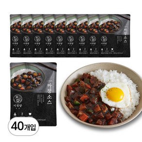 미정당 고기듬뿍 짜장소스, 220g, 40개