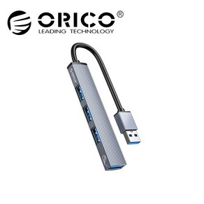 [오리코 국내정품] ORICO AH-A13 무전원 4포트 USB2.0 USB3.0허브