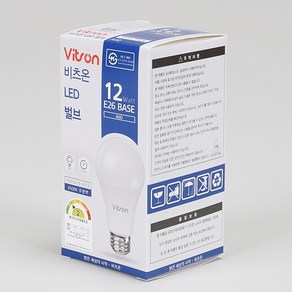 비츠온 LED 전구 12W, 주광색, 10개