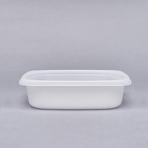 고강도 사각 죽용기 백색(소) 185x135xH50mm(550ml) / 500set, 500개, 1개