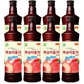 광야식품 복숭아홍차 베이스 아이스티 970ml