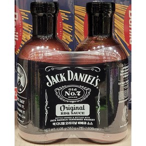 JACK DANIELS 잭 다니엘 오리지날 바베큐 소스 1 106g (553g X 2개입) / 미국, 1.11kg, 1개