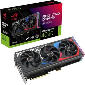 ASUS ROG Stix NVIDIA GeFoce RTX 4090 BTF OC 에디션 24GB GDDR6X 그래픽 카드, 1개