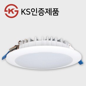 LED 매입등 고효율 6인치 15W (고효율인증 KS인증), 화이트:전구색(노란빛3000K), 1개