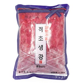 토호 적초생강 1.3kg (업소용) 초절임생강 생강절임 초생강, 1개