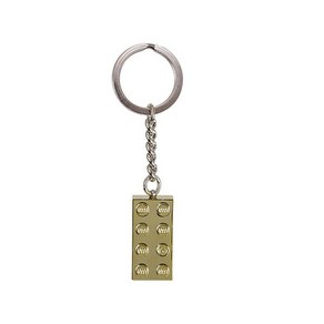 레고 850808 레고® 2x4 골드 블록 열쇠고리 LEGO® Gold 2x4 Stud Key Chain