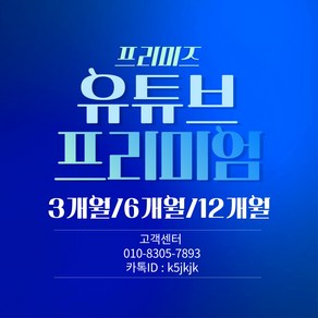 유튜브 프리미엄+유튜브 뮤직 6/12개월