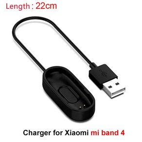 미 밴드 8 7 6 5 4 3 용 마그네틱 충전기 스마트 팔찌 충전기용 USB 충전 케이블 와이어 2, [05] Fo Miband 4-22cm, 1개